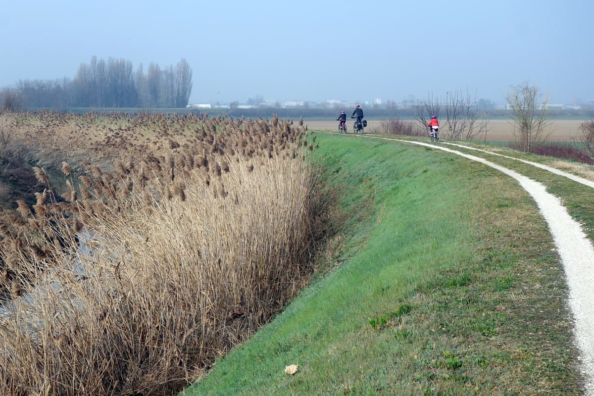 argine del po in bici