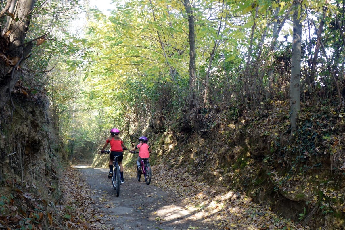 natura in bici bimbe