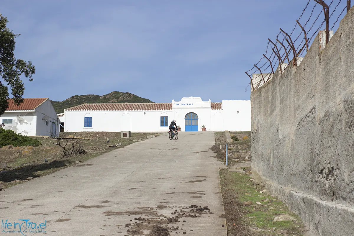 Asinara in bici salita verso la dir