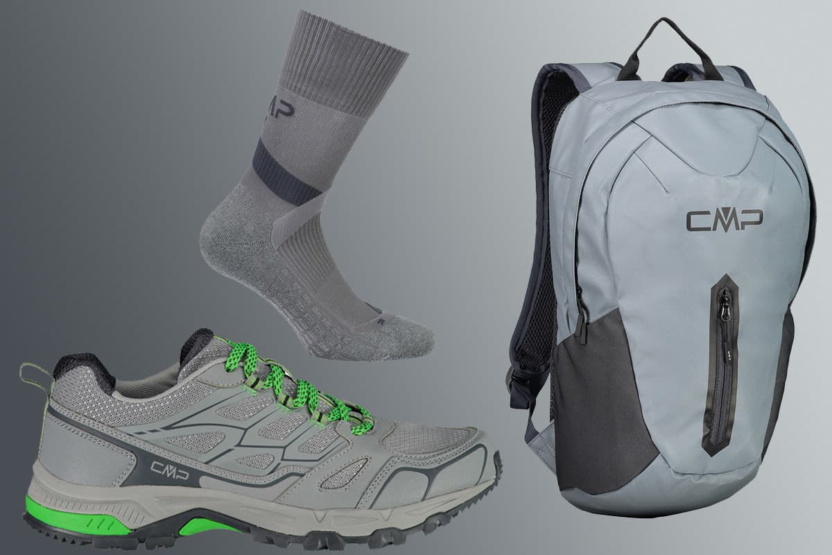 CMP abbigliamento tecnico da bici calza scarpa zaino