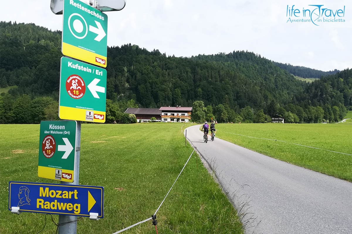 cicloturismo in austria segnaletica