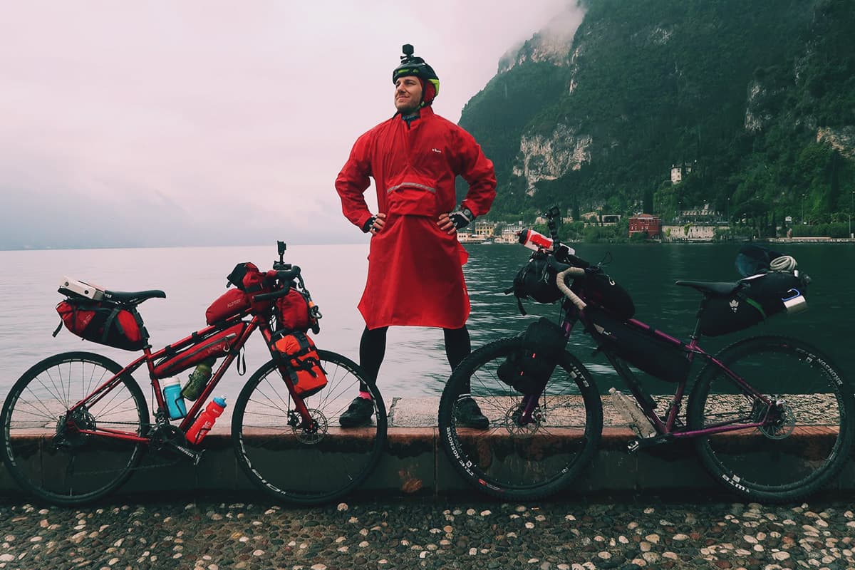 Distribuzione pesi e volumi in bici Alessio 1