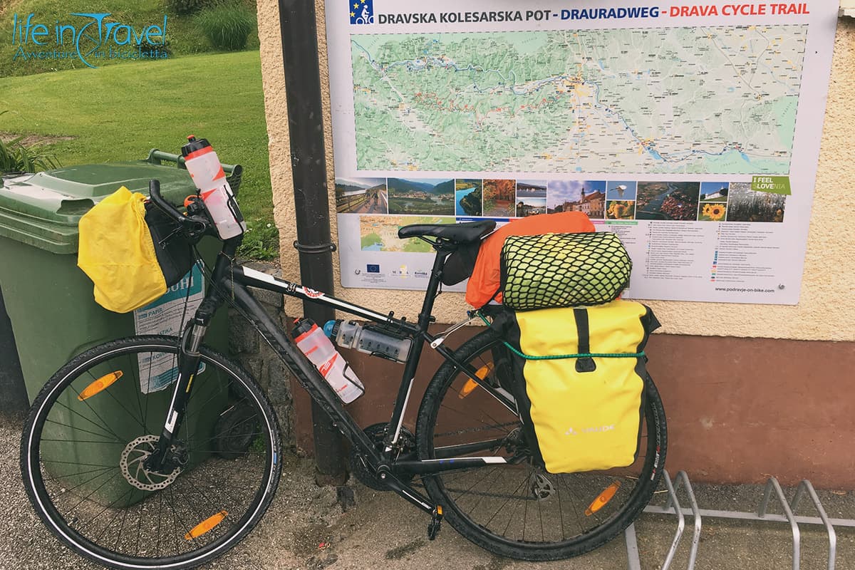 Ciclabile della Drava segnalazioni in slovenia