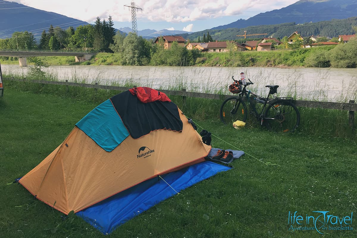 Ciclabile della Drava tenda a spittal draufluss