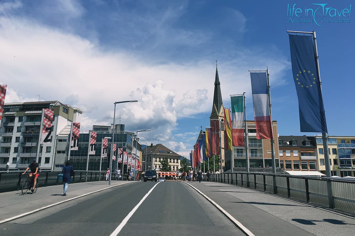 Ciclabile della Drava villach ponte
