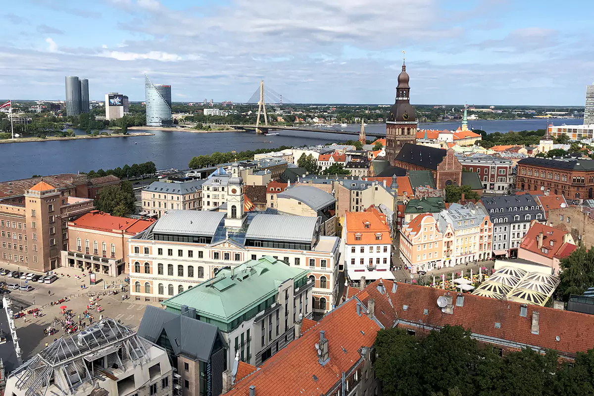 Eurovelo 10 in bici Riga