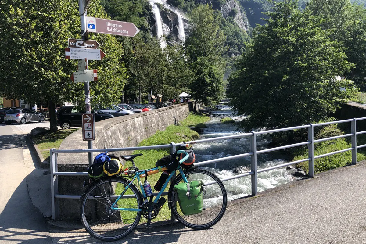 Svizzera in bici chiavenna
