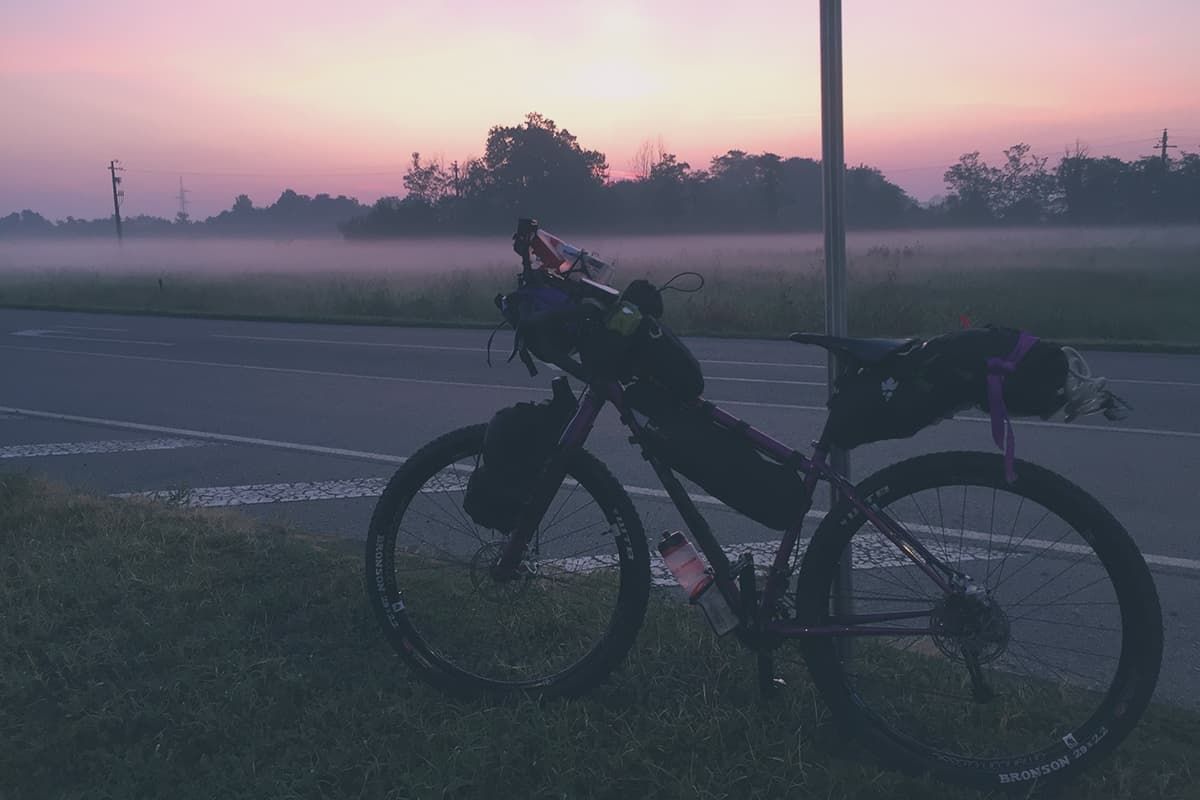 Peloponneso in bicicletta partenza