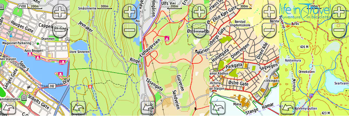 mappe gratis per Garmin frikert