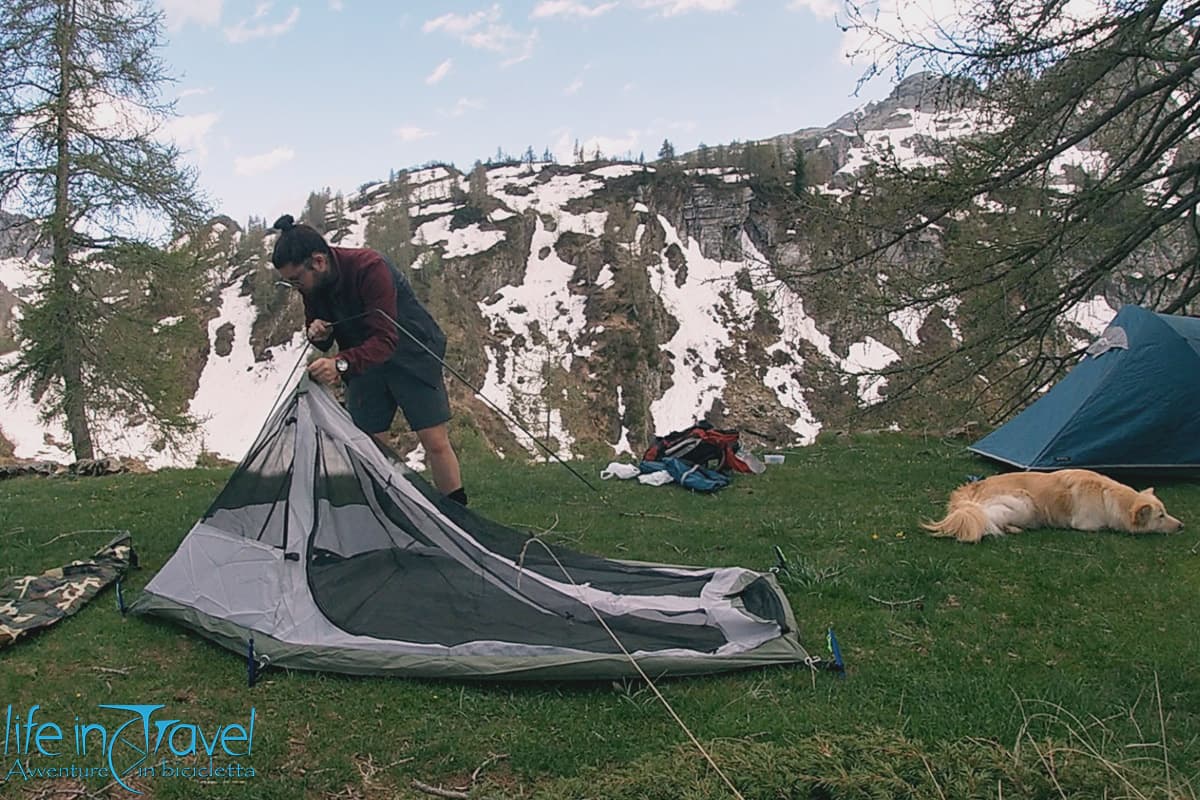 Tenda monoposto Geertop montaggio 2