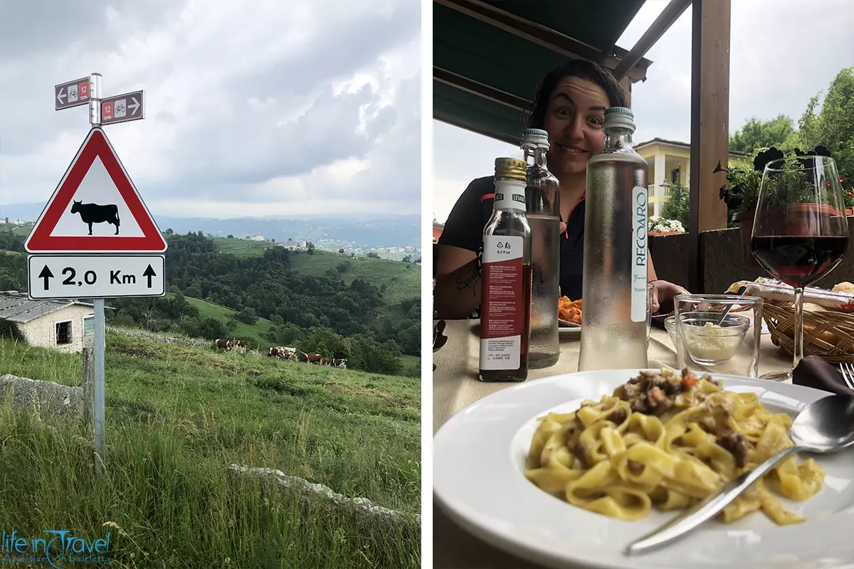 pranzo Lessinia in bicicletta pranzo Lessinia in bicicletta