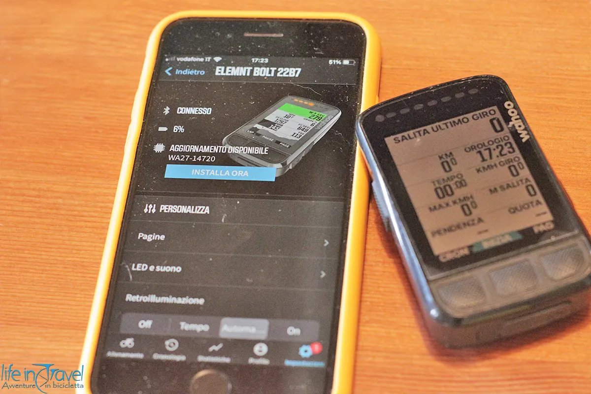 Wahoo Elmnt Bolt app