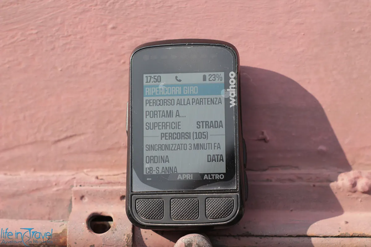 Wahoo Elmnt Bolt schermata portami a