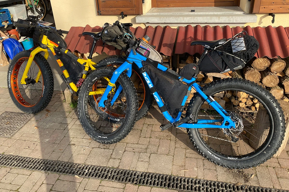Viaggiare in bikepacking Marco beargrease sila3vette