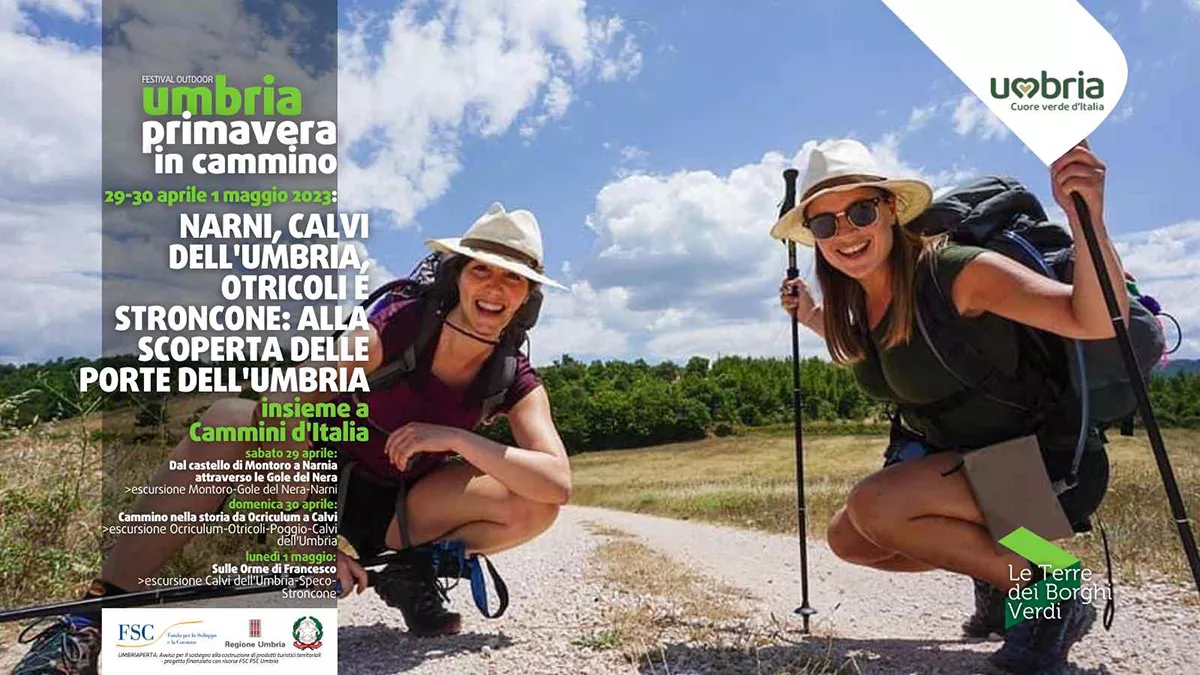 umbria primavera in cammino quarto week end cammini di italia
