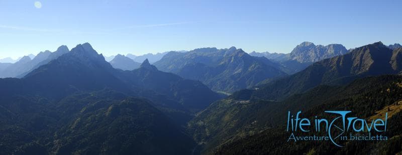 panoramica delle alpi