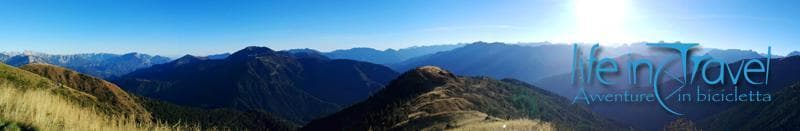 dalla panoramica delle vette
