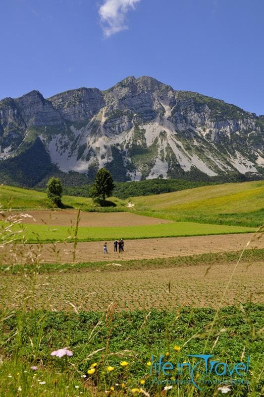 passo bordala e le coltivazioni