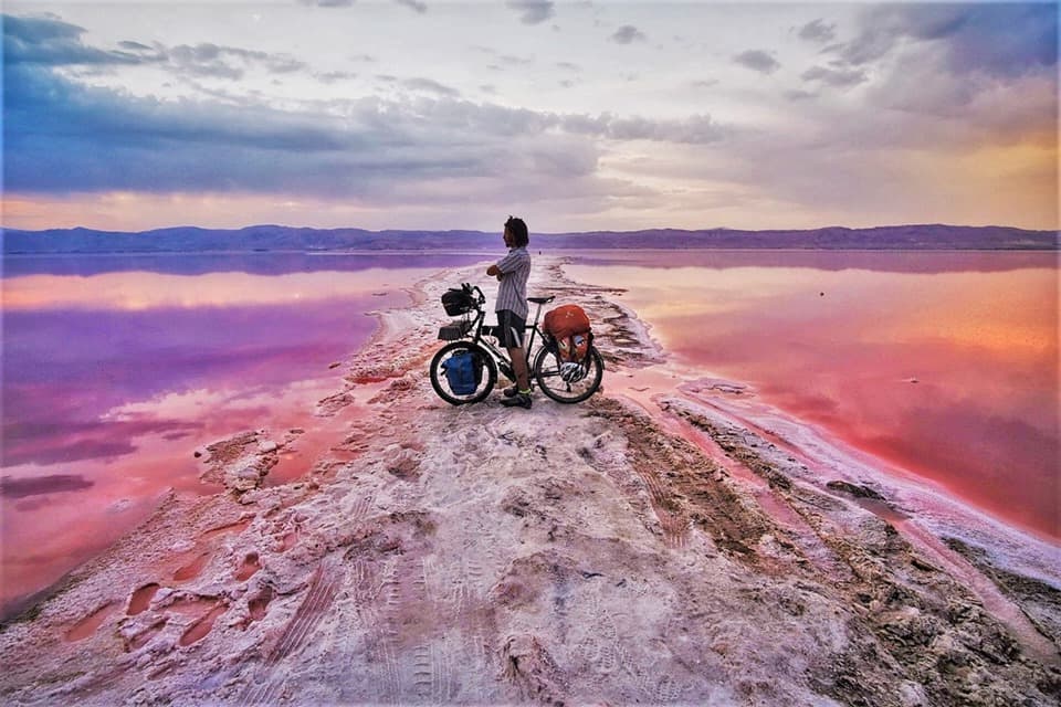 deserto e tramonto