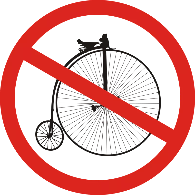 divieto ciclabile