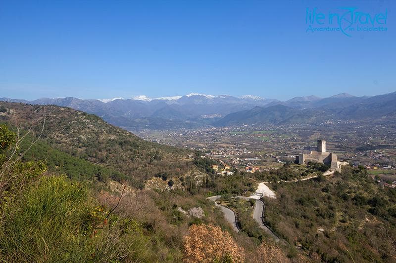 panorama su cassino e appennino