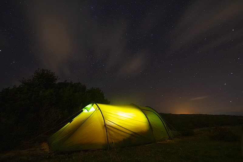 notte sotto le stelle sardegna