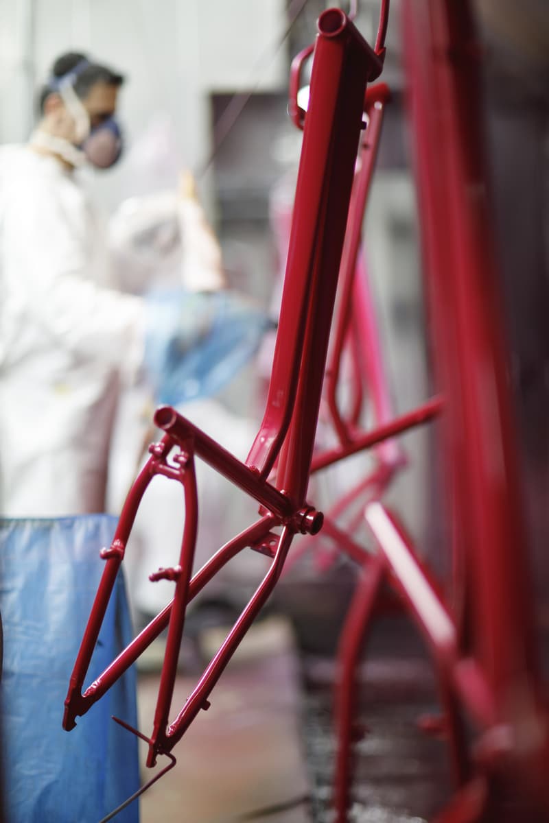 verniciatura telaio bicicletta