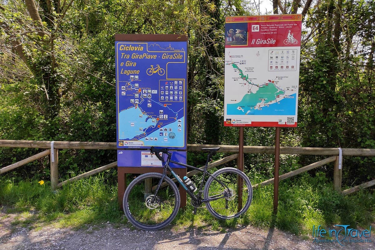 itinerario ciclabile del sile