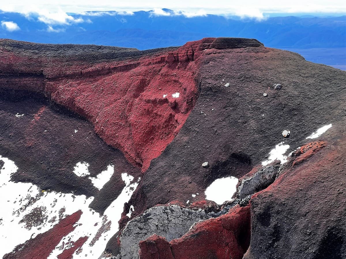 Il cratere rosso Tongariro National Park