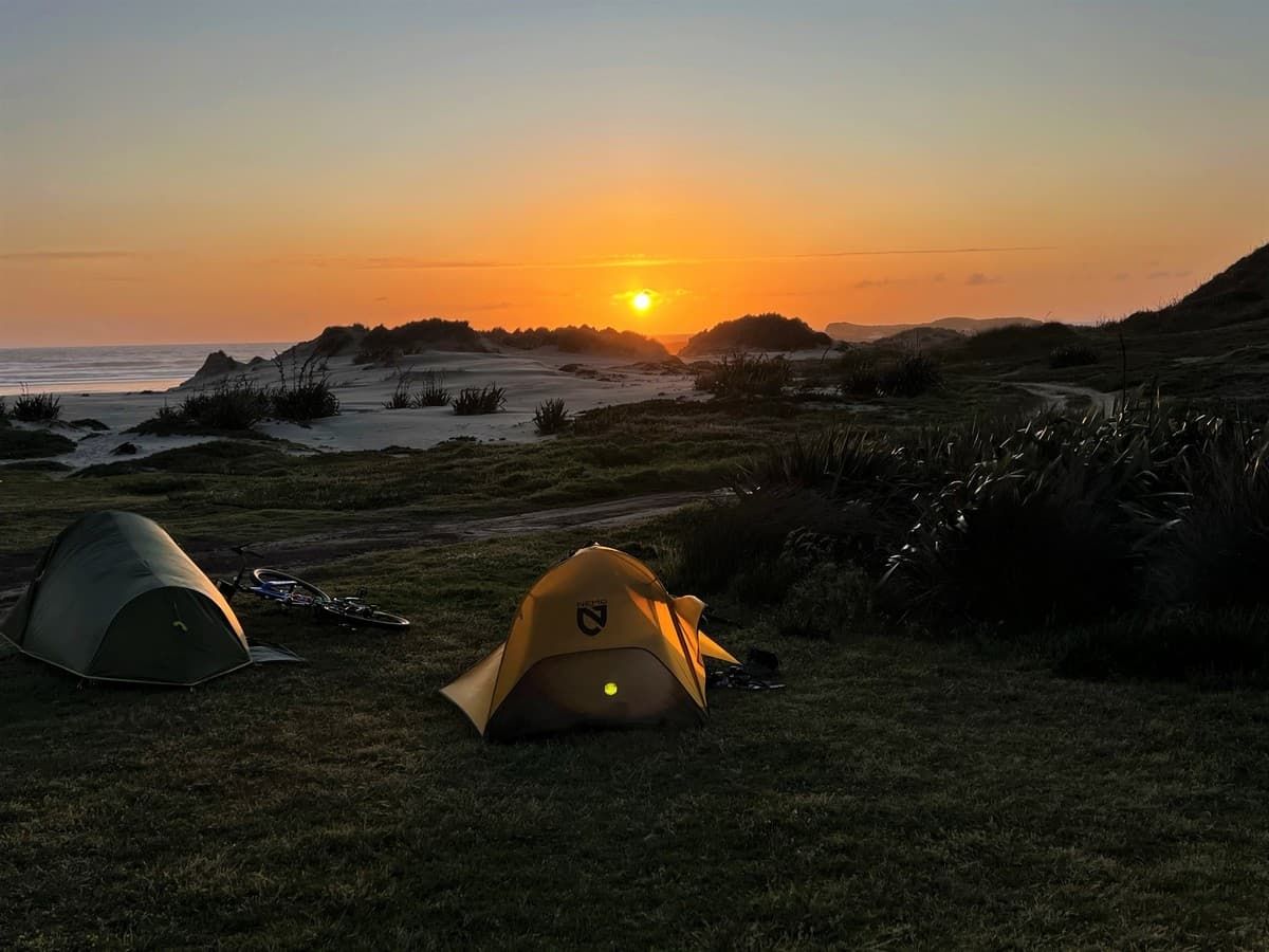 Prima notte in tenda 90 miles beach