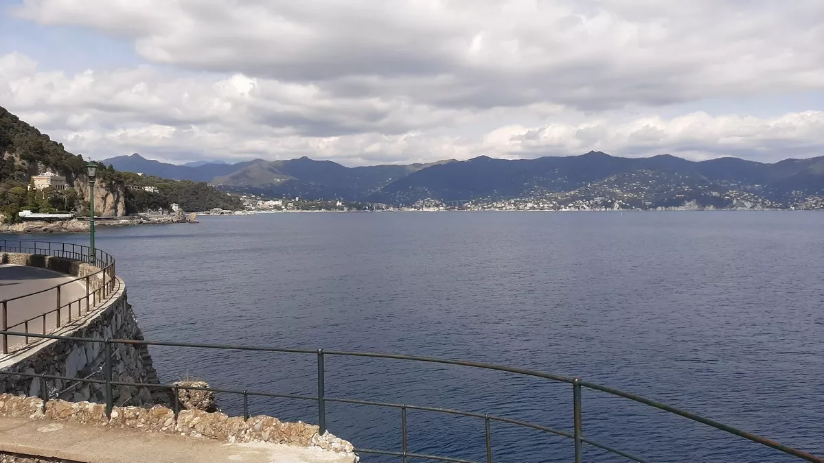 La litoranea da Portofino a Rapallo