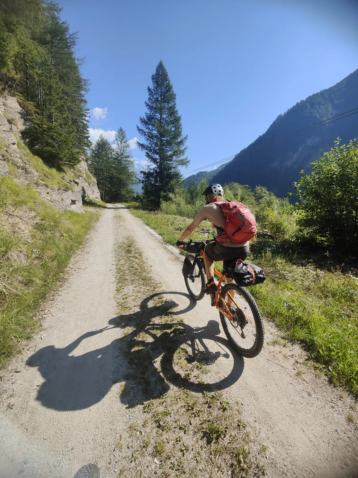 passo di vizze in bici