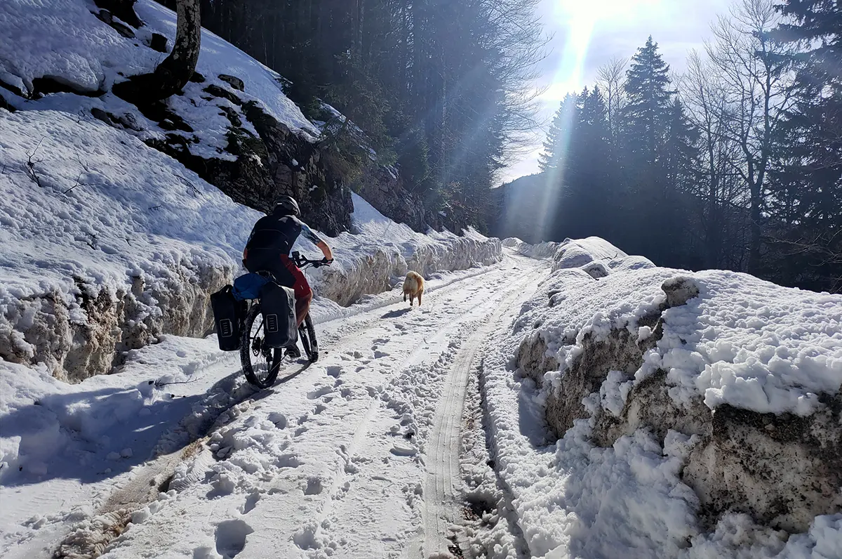 sulla neve in croazia