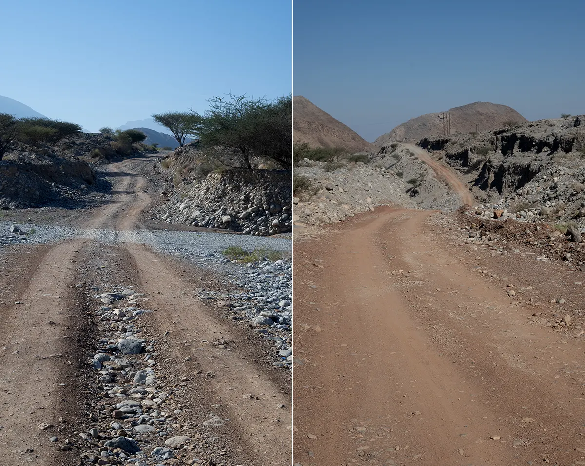 oman in bicicletta