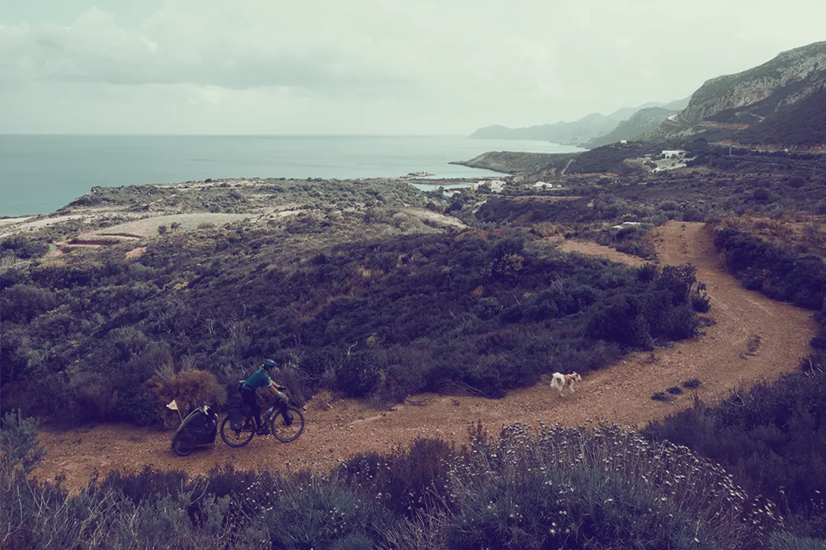 penisola malvasia gravel road