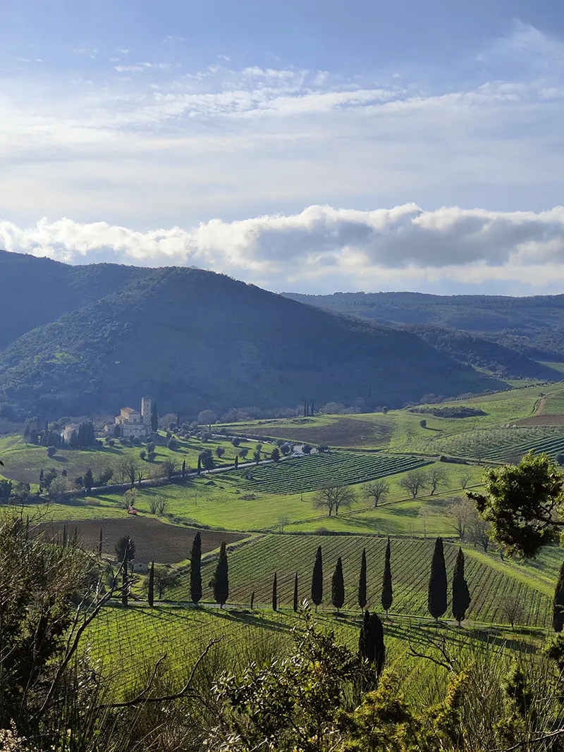 weekend gravel in val d orcia sant antimo
