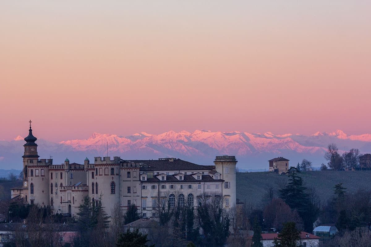 tramonto langhe