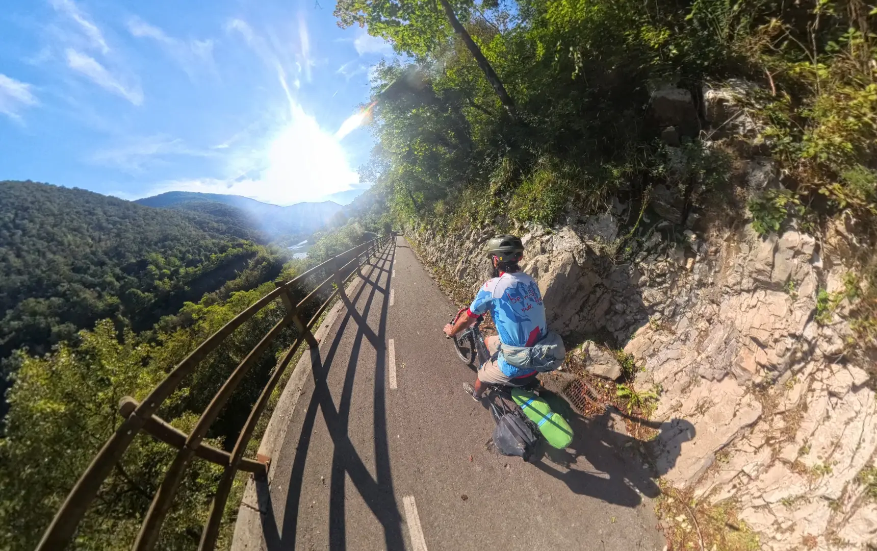 ciclovia dell'Isonzo in bici