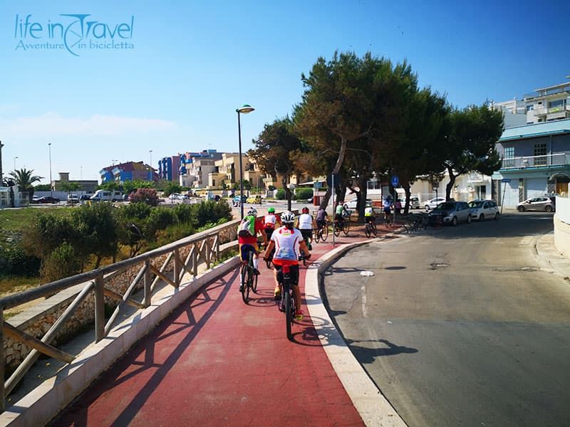 pista ciclabile porto rosso