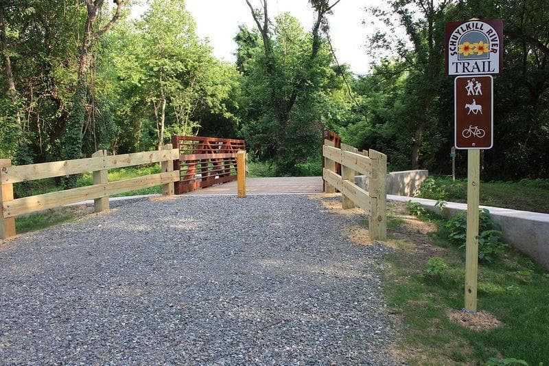 Schuylkill River Trail in Montgomery County Pennsylvania