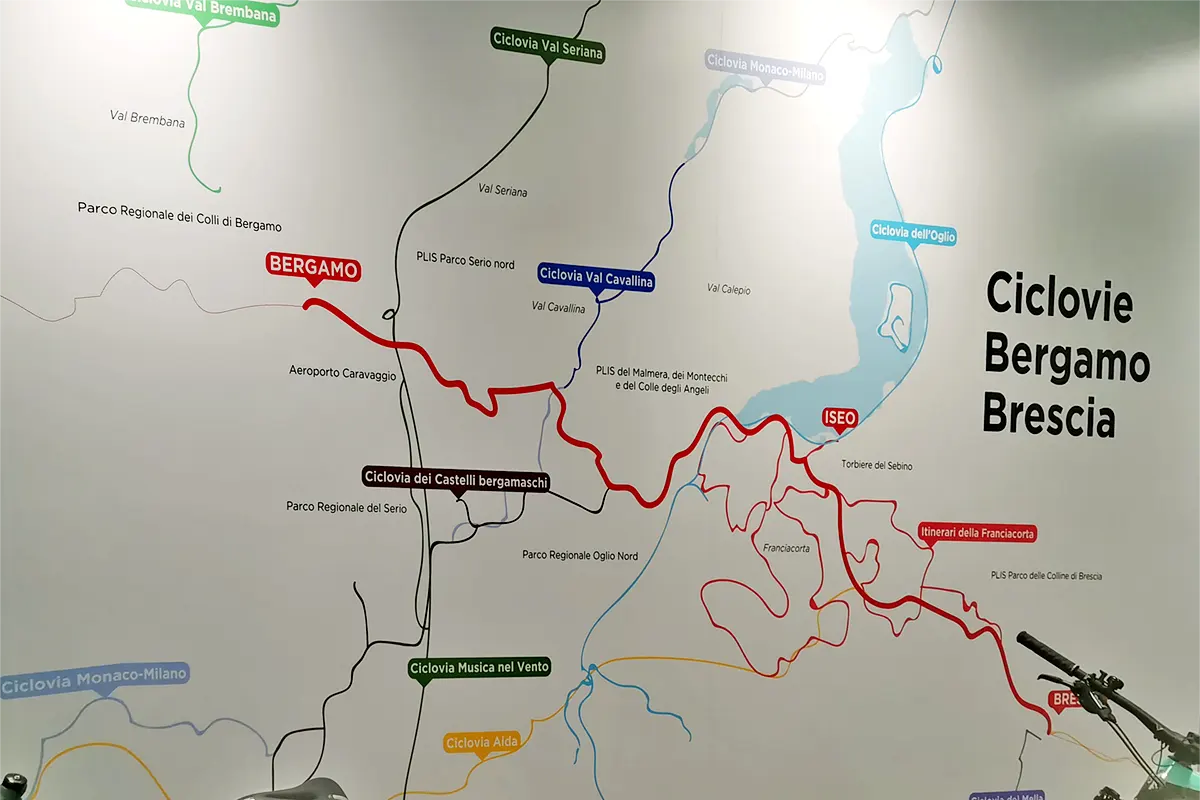 ciclovie bergamo brescia