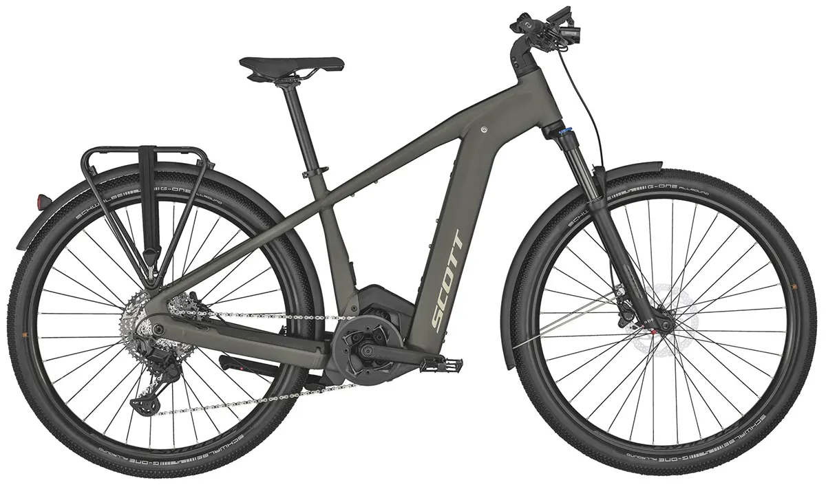 bici elettrica viaggio scott axis eRide evo