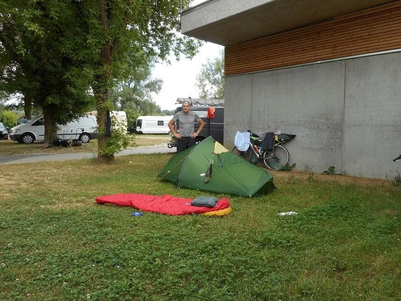 Accampamento vicino a Salisburgo