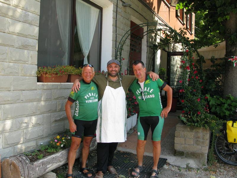 foto con il fornaio