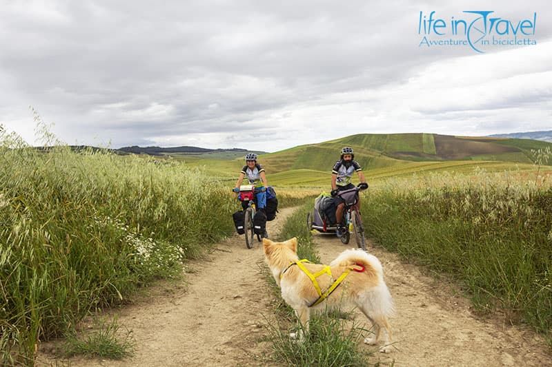 il trio cammino materano in bici