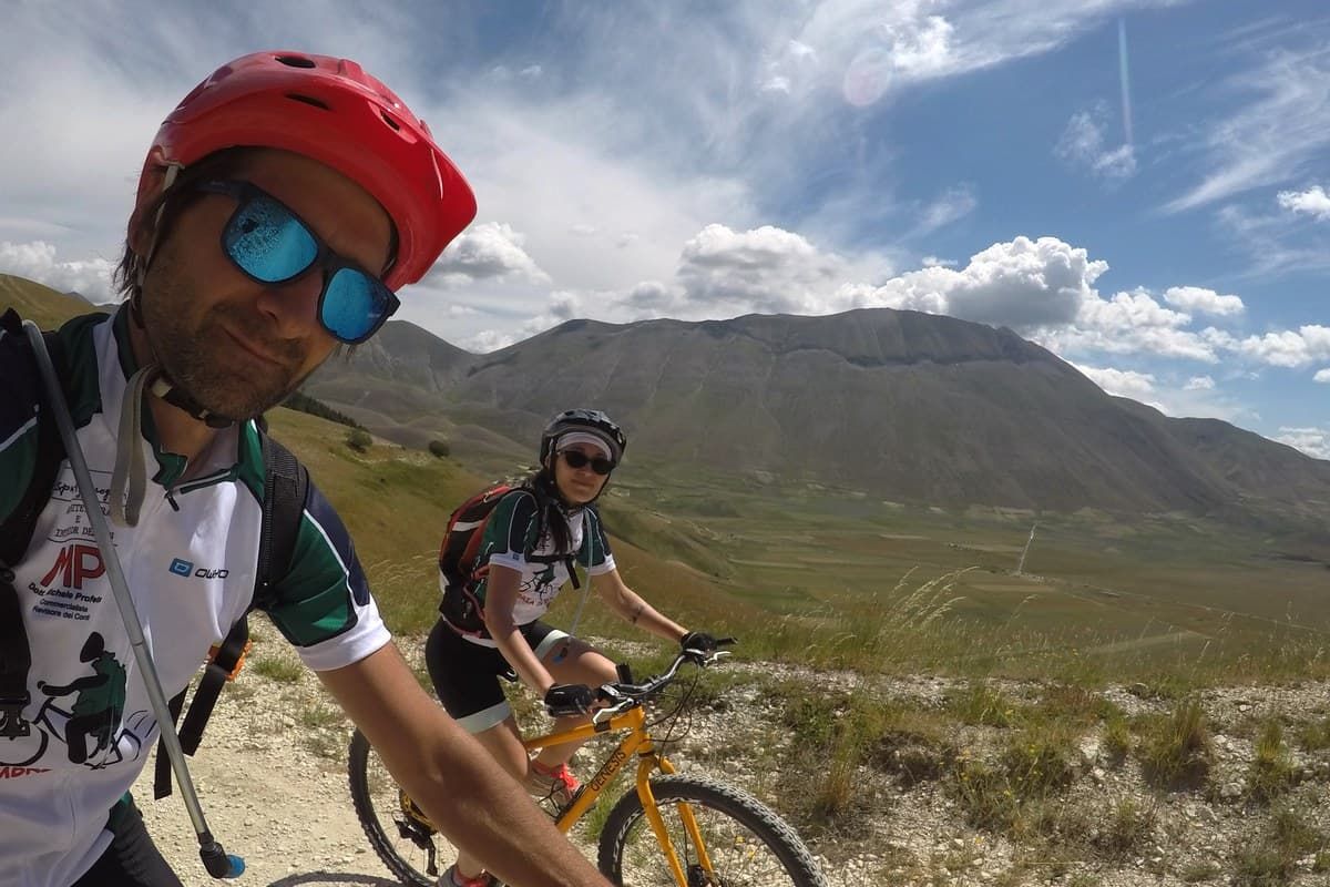 cresta di castelluccio in bici