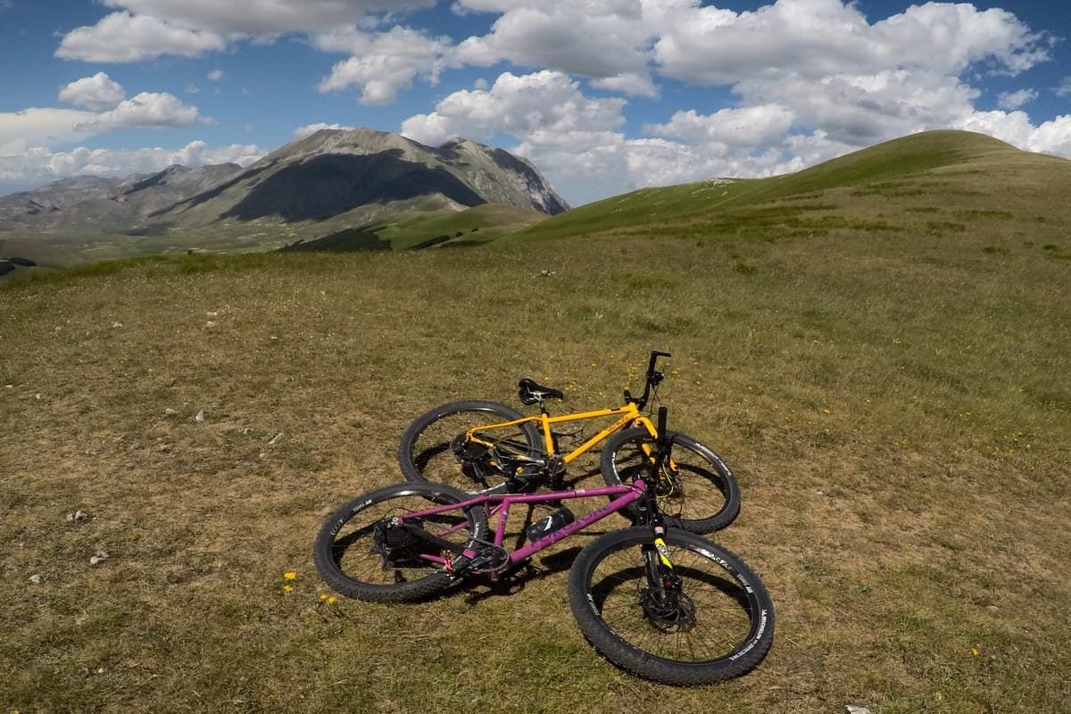 in bici sui sibillini