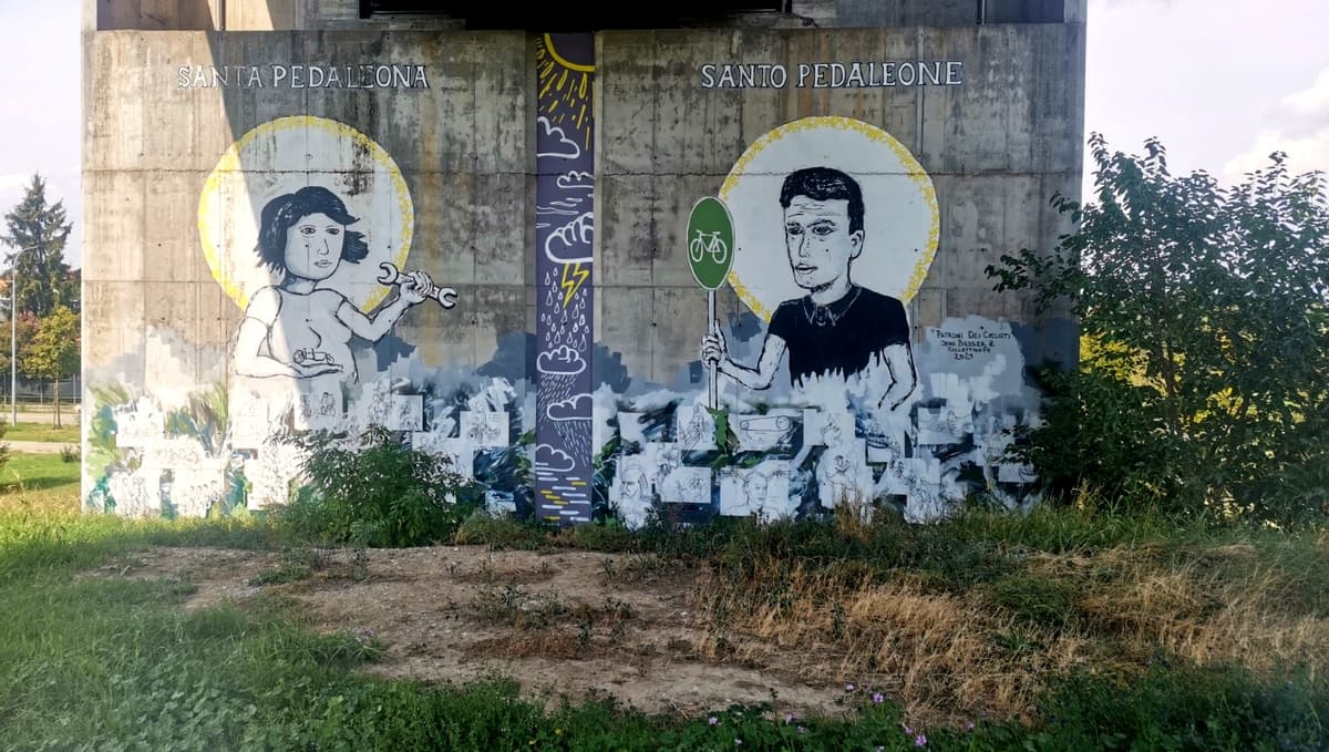 ciclovia del sole murales