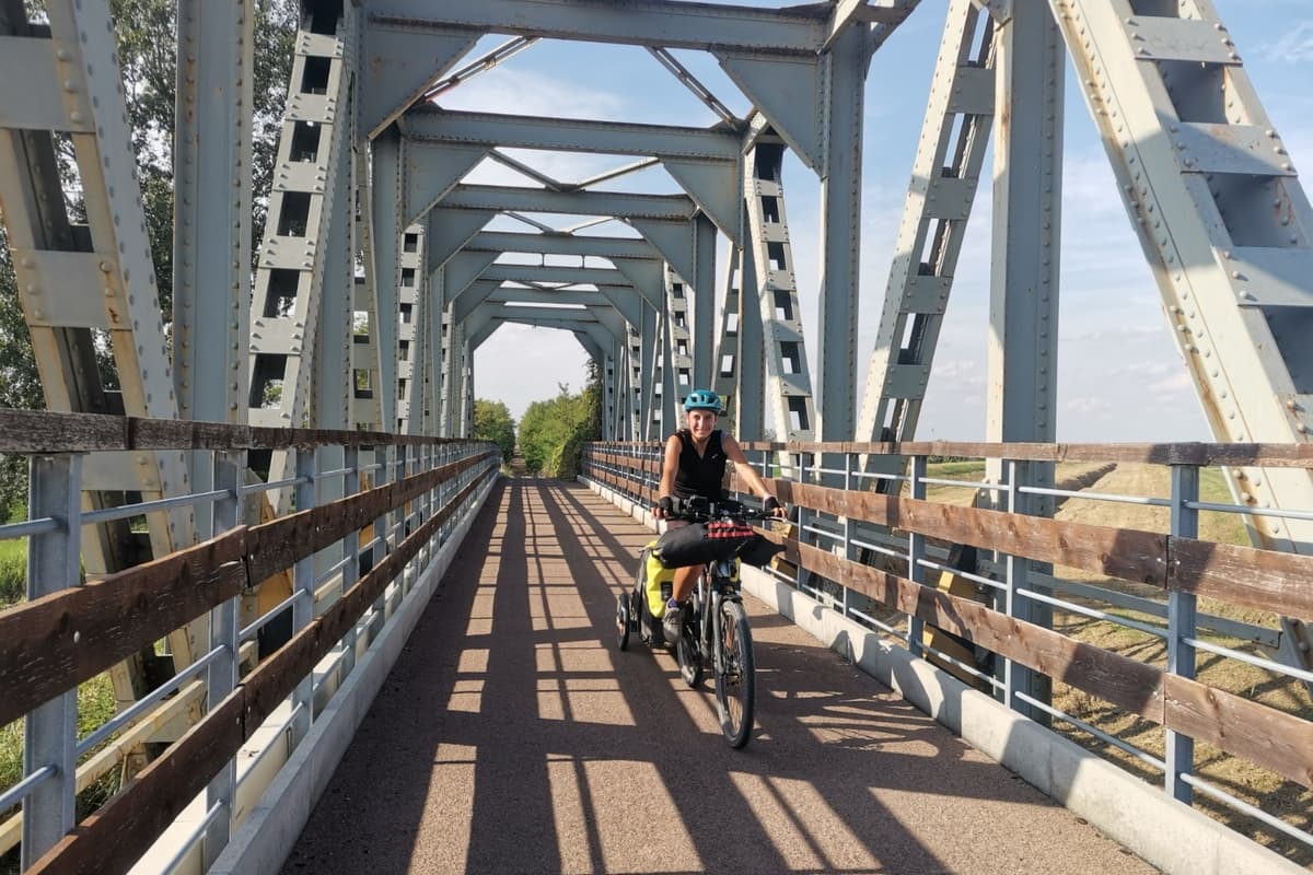 ciclovia del sole ponti ex ferrovia verona bologna