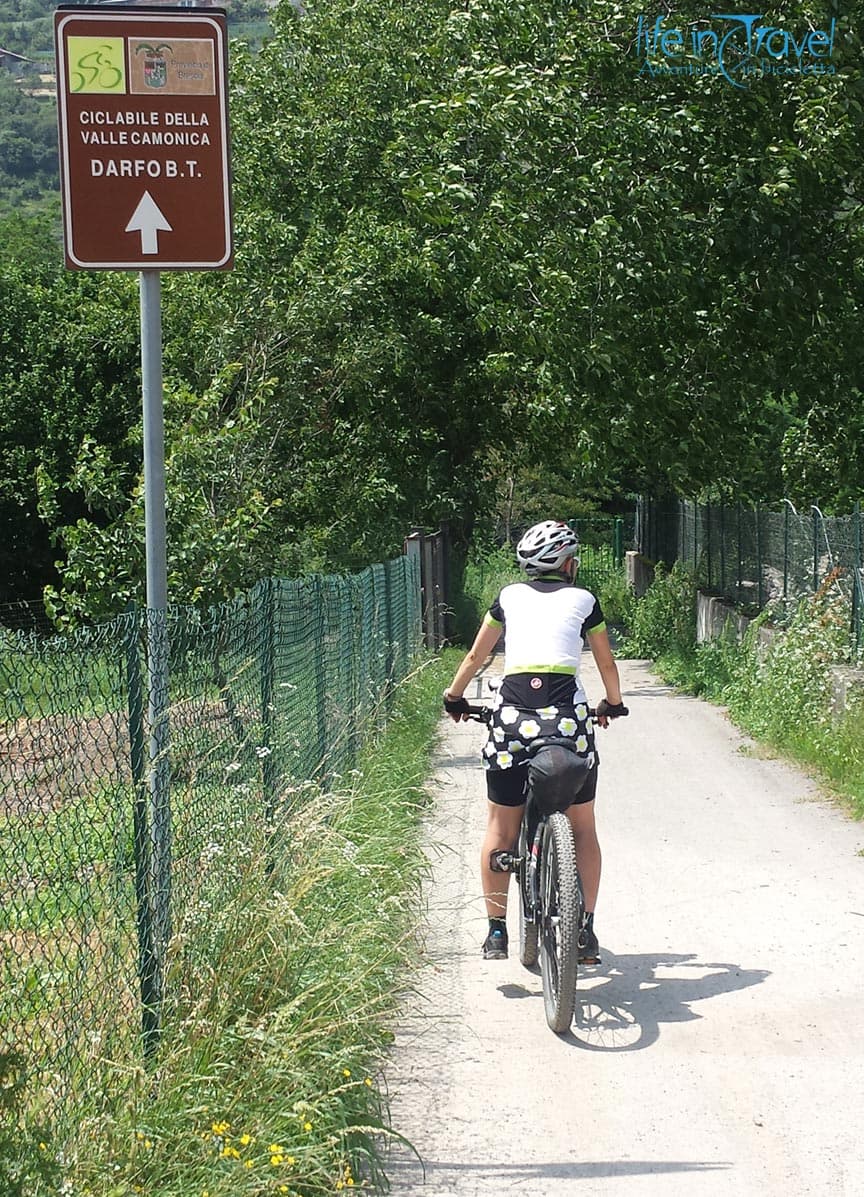 06 ciclovia dell oglio lungo la valle camonica